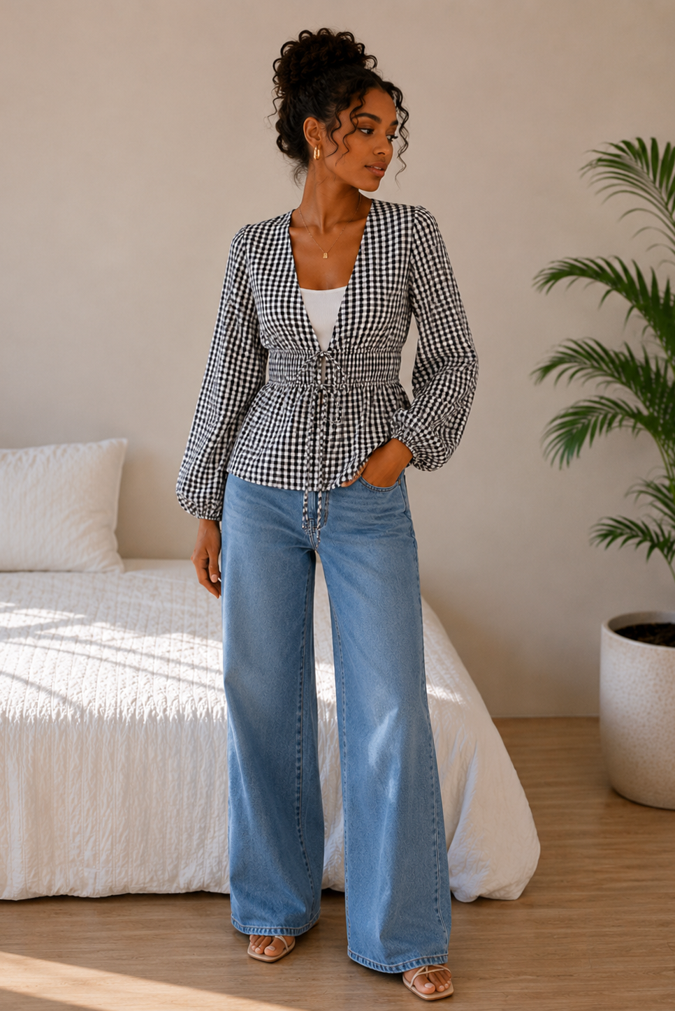 Rayure Blouse - Vichy