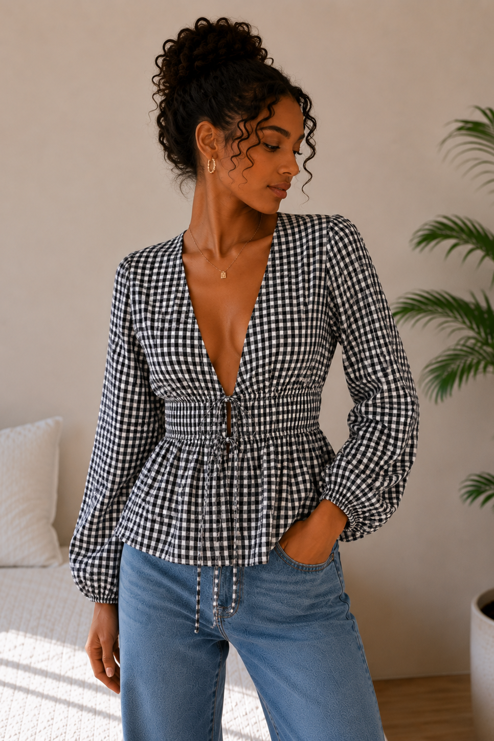 Rayure Blouse - Vichy
