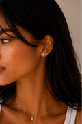 Star Stud Earrings - Silver