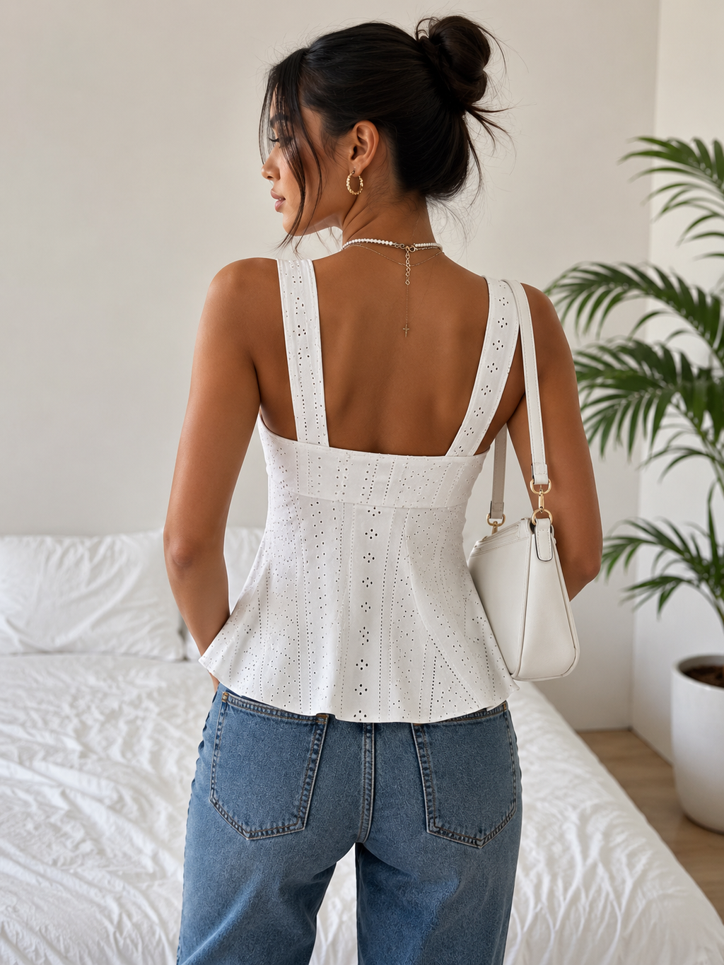 Dentelle Corset Top - back detail